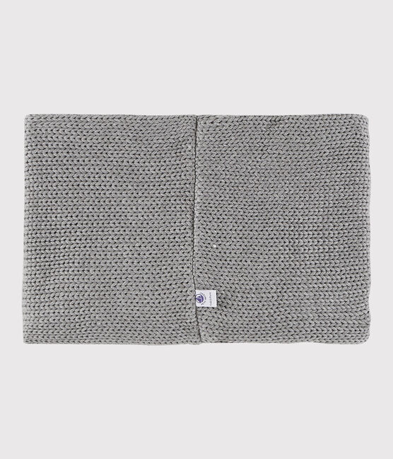 Scaldacollo in maglia bambina/bambino grigio SUBWAY CHINE