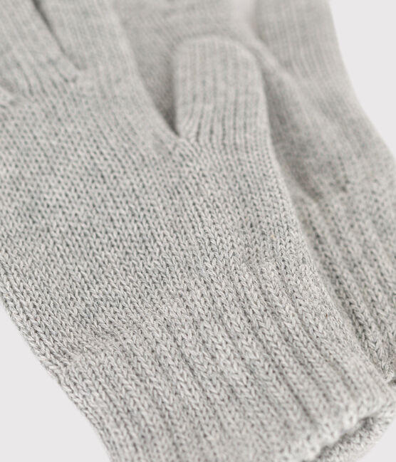 Guanti lavorati a maglia bambino grigio CHATON CHINE