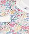 Pigiama molto aderente in cotone con stampa bambina multicolore/rosa/multicolore
