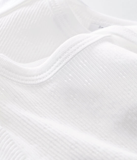 Lotto di 2 bodies per bebé unisex a maniche corte bianco LOT