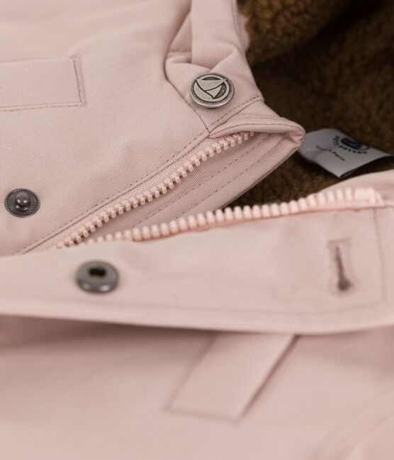 Parka idrorepellente per neonati rosa SALINE