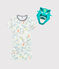 Pigiama corto bambino con maschera bianco MARSHMALLOW/bianco MULTICO