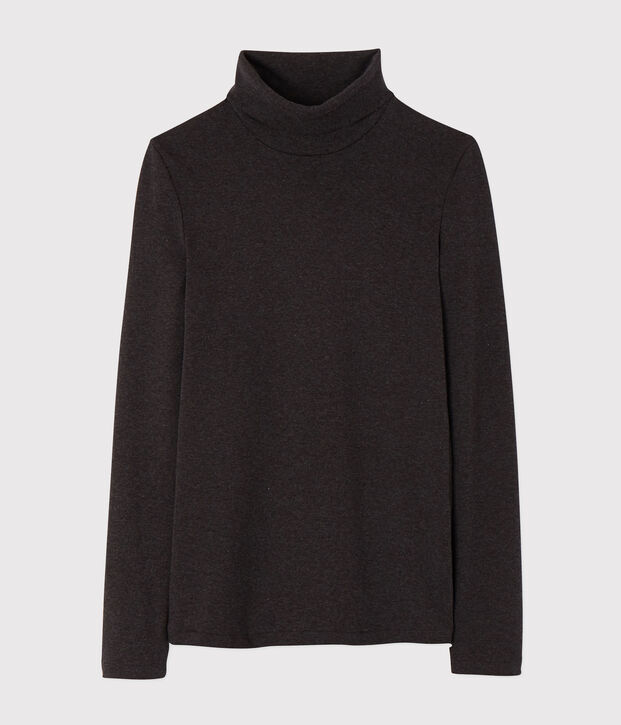 Dolcevita iconico in cotone Donna grigio
