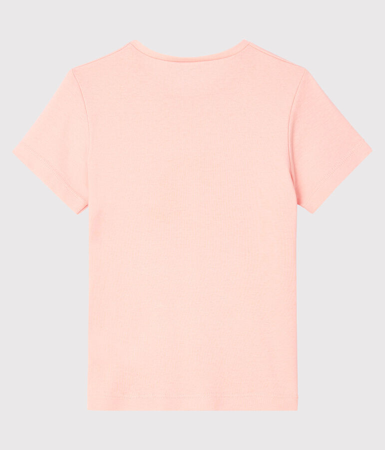 T-shirt a maniche corte bambina rosa