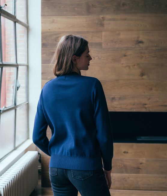 Pull donna blu SMOKING