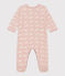Tutina pigiama balene rosa in ciniglia SALINE/ MARSHMALLOW