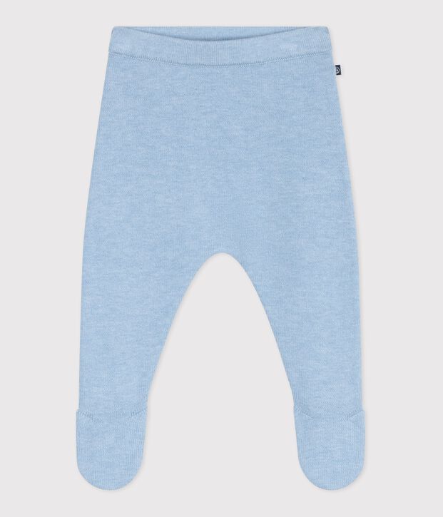 Pantaloni in maglia di lana e cotone neonato FLO