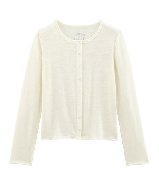 Cardigan donna bianco MARSHMALLOW