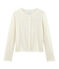 Cardigan donna bianco MARSHMALLOW