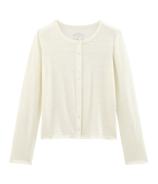 Cardigan donna bianco