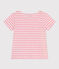 T-shirt a righe in jersey fiammato bambina AVALANCHE/ SHOCKING