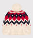 Cappellino jaquard in lana bambino unisex