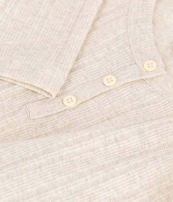 T-shirt in cotone bambina beige MONTELIMAR CHINE