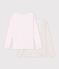 Set T-shirt a maniche lunghe in cotone a fiori bambina multicolore