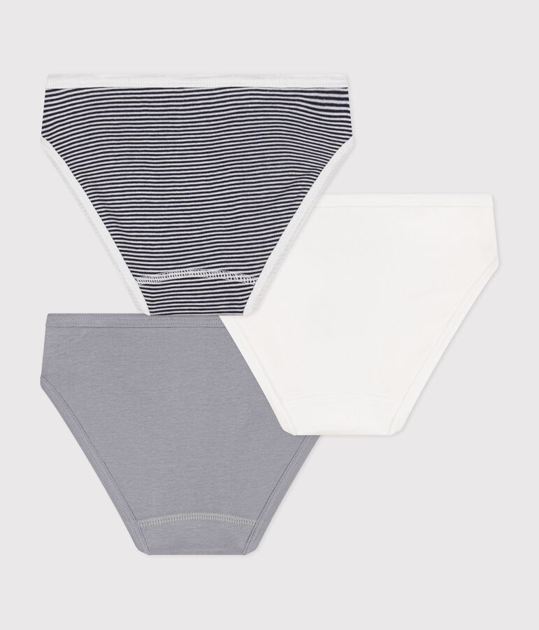 Lot de 3 culottes en coton enfant multicolore