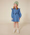 Abito a maniche lunghe in denim leggero bambina blu DENIM CLAIR