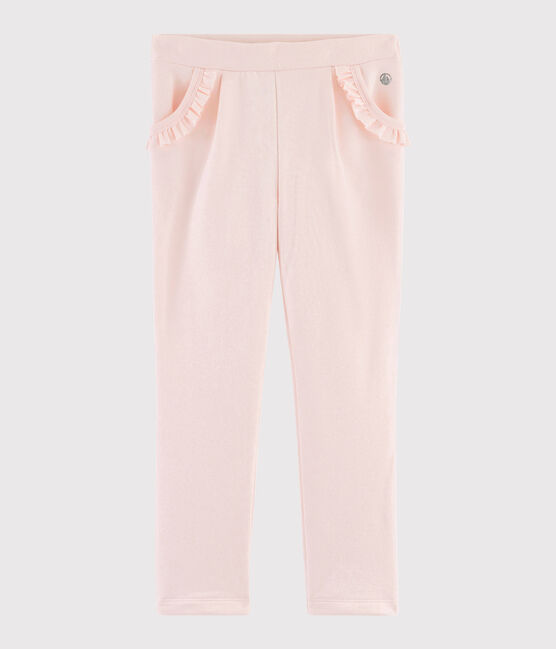 Pantalone joggers bambina rosa FLEUR