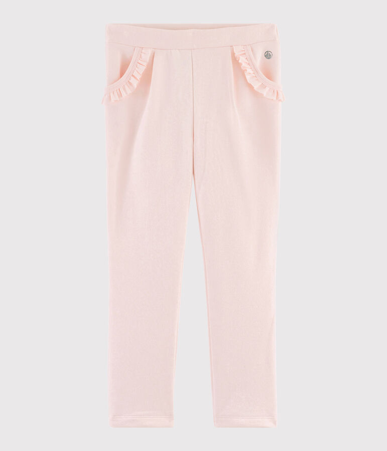 Pantalone joggers bambina rosa