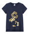 T-shirt a maniche corte bambina blu SMOKING