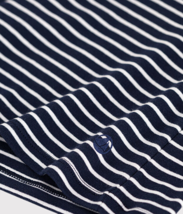T-shirt L'Iconique in cotone a righe donna blu/bianco