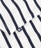 Blusa senza maniche in cotone a righe neonato bianco MARSHMALLOW/blu SMOKING
