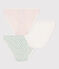 Set di 3 slip in cotone a fiori bambino variante 1