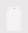 Chemise à bretelles en coton femme bianco ECUME