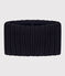 Snood in maglia con fodera in pile bebè bambino unisex blu SMOKING