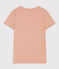T-shirt LE DROIT girocollo in cotone Donna beige VINTAGE