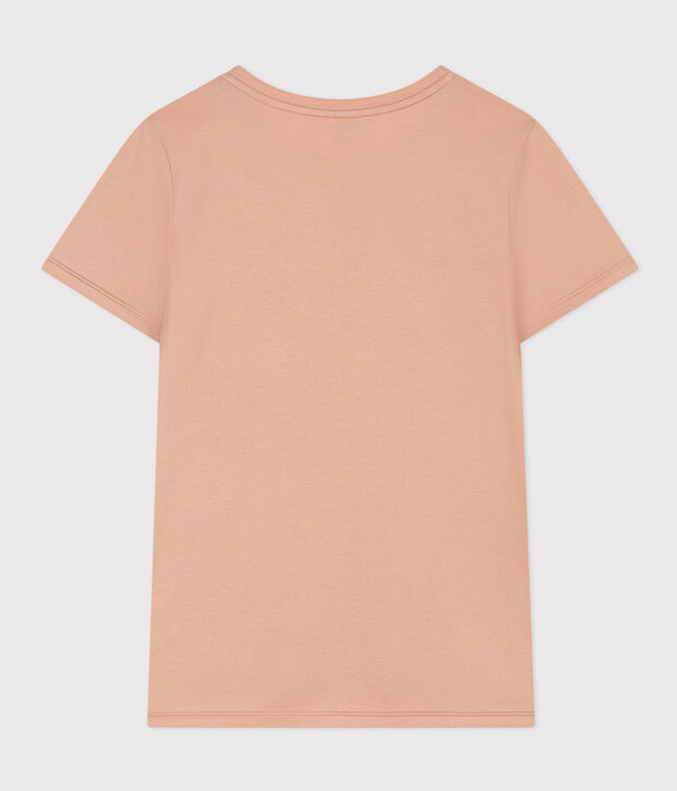 T-shirt LE DROIT girocollo in cotone Donna beige