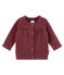 Cardigan per bebé femmina in molleton scintillante rosso OGRE/giallo DORE