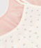 Confezione da 2 brassière ragazza in cotone ed elastam a fiori variante 1
