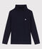 Dolcevita in cotone bambino unisex blu SMOKING