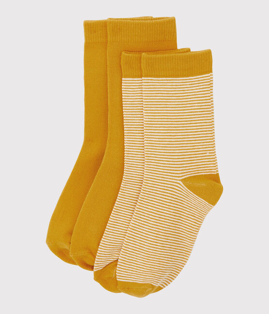Confezione da paia di calzini ragazzo giallo BOUDOR