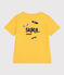 T-shirt stampata in jersey leggero bambino giallo NECTAR