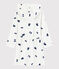 Vestaglia in pile da bambino bianco MARSHMALLOW/blu MEDIEVAL