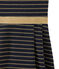 Abito per bambina in jersey doppiato blu SMOKING/giallo DORE