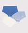 Confezione di 3 shorty a fiori in cotone bambino variante 1