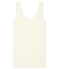Canottiera donna a costina 2x2 bianco MARSHMALLOW