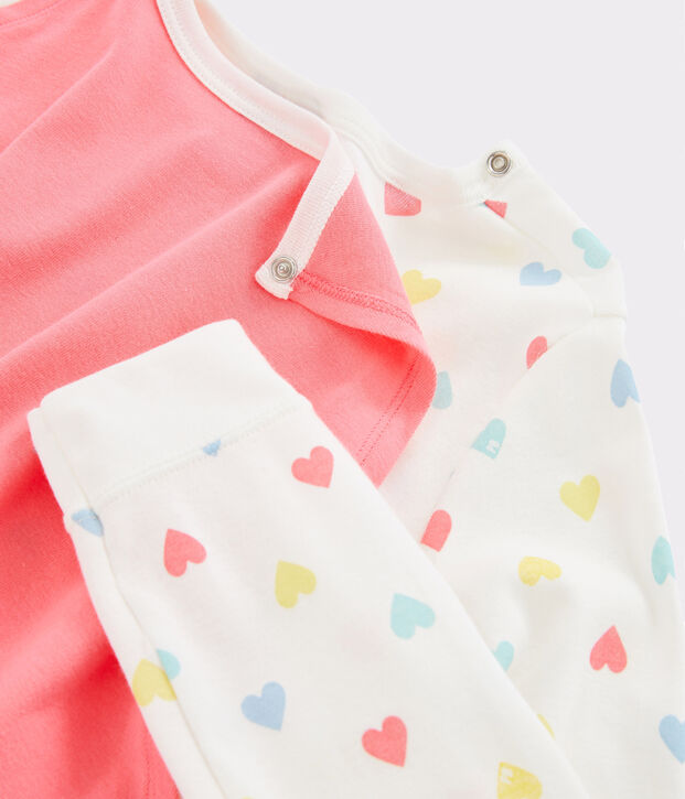 Tutina travestimento con Maschera da bambina bianco/multicolore