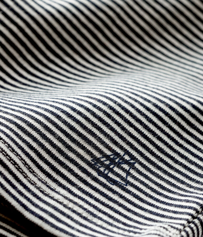 T-shirt millerighe beb&egrave; maschio blu/bianco