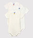 Confezione da 3 body manica corta con cuori in cotone