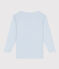 T-shirt a maniche lunghe in cotone blu GOMME