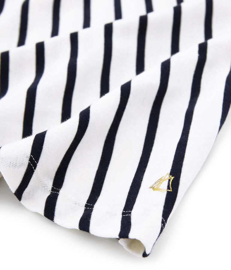 Abito bambina bianco/blu