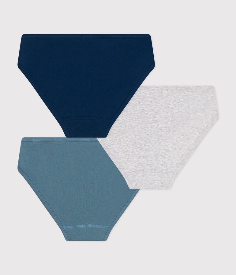 Confezione da 3 slip donna in cotone multicolore