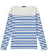 T-shirt donna a maniche lunghe a righe