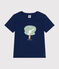 T-shirt a maniche corte in jersey sottile bambino blu MEDIEVAL