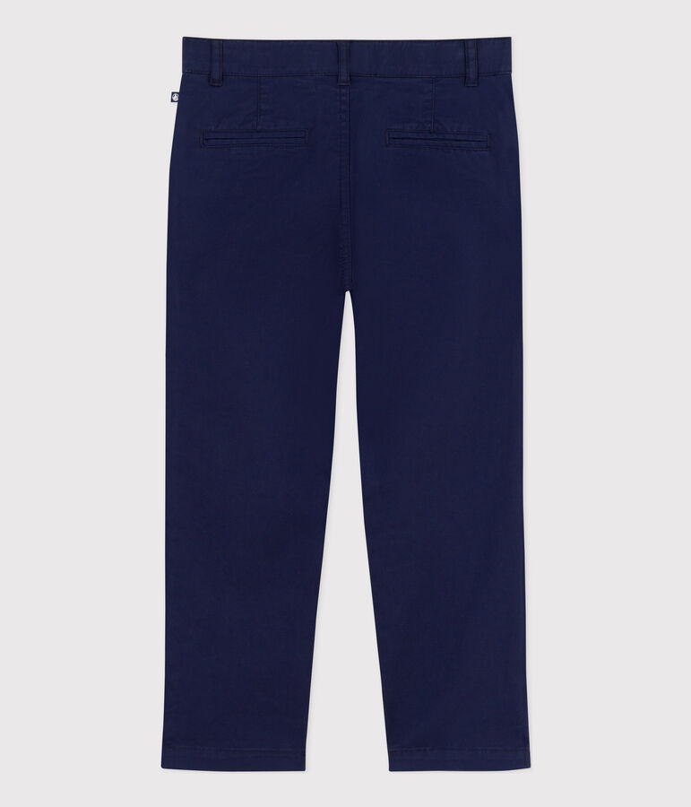 Pantaloni chino bambino blu