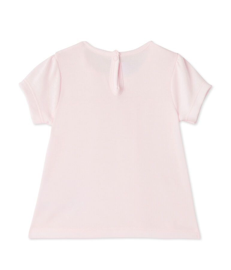 T-shirt per beb&egrave; femmina rosa Vienne