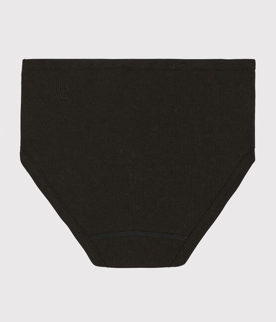 Slip in lana e cotone Donna nero NOIR